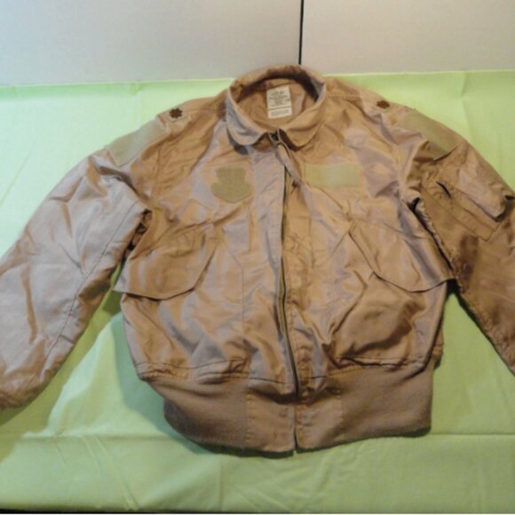 LARGE 42-44 DEADSTOCK JACKET FLYERS MENS SUMMER TYPE CWU-36/P NOMEX LD 4837